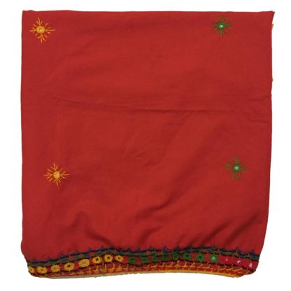 red mirror shawl