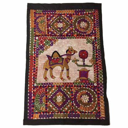 camel embroidery tapestry