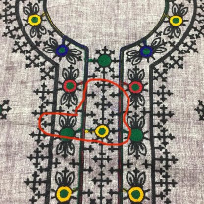 006a sindhi embroidered dress