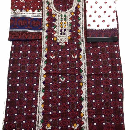 online ladies embroidered suit