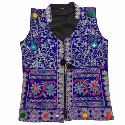 multicolor sindhi waiscoat