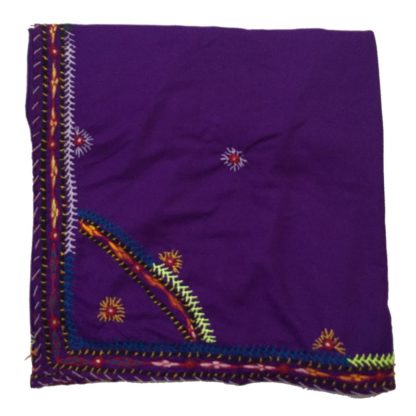 purple handmade chadar