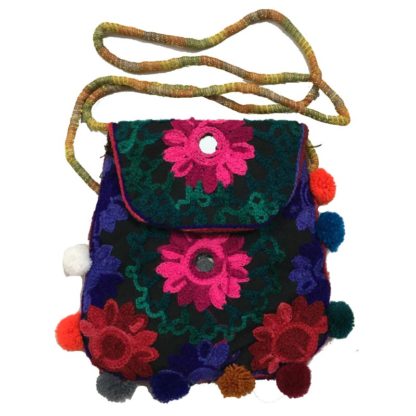 embroidered girls purse