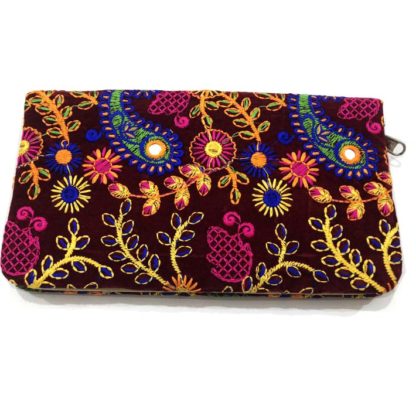 women wallet embroidery