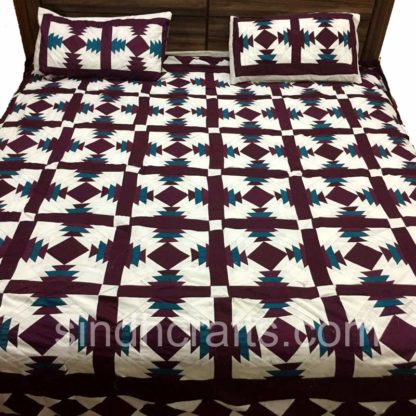 applique bed cover