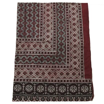 handmade ajrak shawl