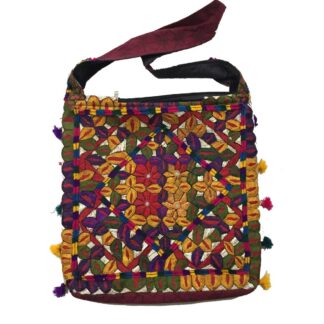 embroidered handbag