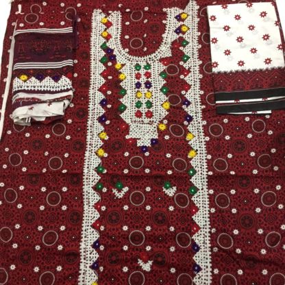 female embroidery suit